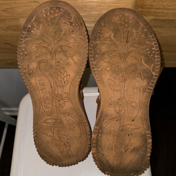 FARM RIO Hand Beaded Sneakers Size 8! SOLD OUT ONLINE! - Picture 7 of 7